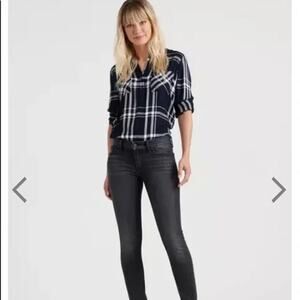Authentic Lucky Brand Stella Skinny Low Rise Jeans - Black - Size: 4/27